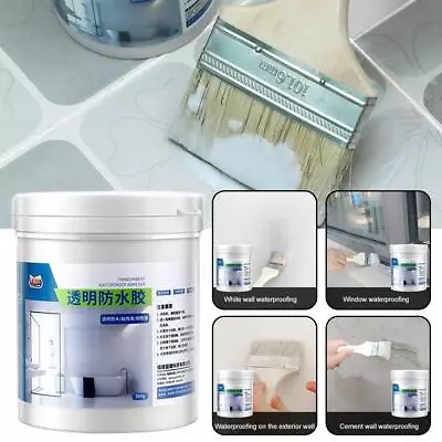 Invisible Transparent Bathroom Waterproof Glue Anti-Leakage Agent Sealant Q4 • £14.09