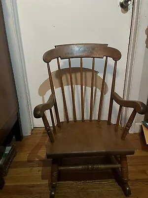 Antique S. Bent & Bro. Colonial Child Rocking Chair 1960’s • $129.99