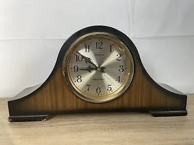 Linden Electronic Strike Chime Mantle Wooden Clock #7012 Tested & Works Vintage • $32