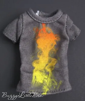 Monster High Doll Heath Burns Home Ick Flame Short Sleeve Shirt • $11.24