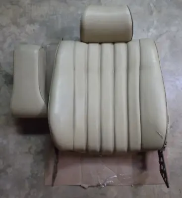 MERCEDES W123 FRONT LEFT Drivers UPPER SEAT Back CREAM PARCHMENT Arm Rest 300D • $149