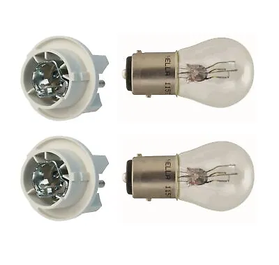 $50.95 • Buy 🔥2 Front Turn Signal Bulb Socket & 2 Bulbs Kit For Mercedes W124 R129 W140🔥