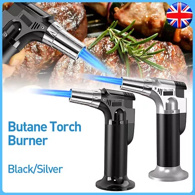 Butane Gas Blow Torch Flamethrower Burner Welding Ignition Camping BBQ Tool UK • £6.88