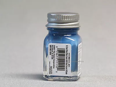 TESTORS PAINT GLOSSY DARK BLUE ENAMEL 1/4oz JAR Plastic Model Car TES1111 NEW • $6.94