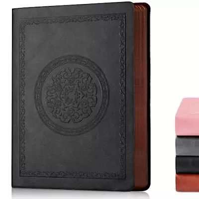 Leather Vintage Journal Notebook300 Pages Softcover Leather Lined Journal Noteb • $12.68