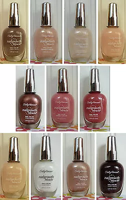 One New Sally Hansen Nail Growth Miracle Polish - You Pick! - Enamel • $5