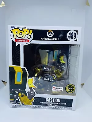 $20 • Buy Funko Pop! Overwatch Bastion Metallic Gold Blizzard 30th Anniversary #489 NEW