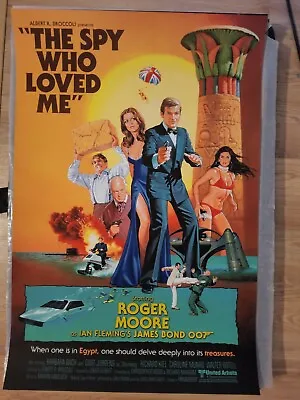 The Spy Who Loved Me Alfons Kiefer James Bond 007 Print Mondo Mann Style Poster • $199.99