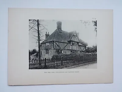 Yew Tree Farm Beckley & Northiam Sussex - Antique/Vintage Print - 1900 • £14.50