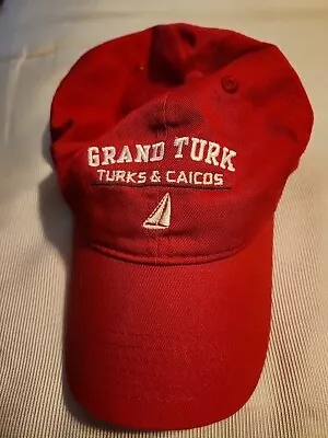 *GRAND TURK ISLAND* Turks & Caicos Sailing Boating Ball Cap Hat  • $15