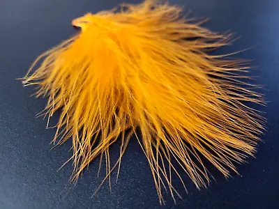 MARABOU BLOOD QUILLS - Fly Tying Feathers - Flo ORANGE - Bugger - Streamer - NEW • $2.99