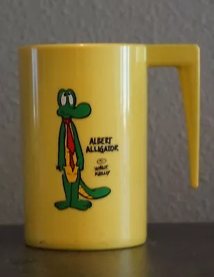 Vintage Albert Alligator Handled Child Drink Cup Pogo Comic Walt Kelly 4 1/8  • $4.99