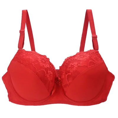 UK Ladies Underwear Sexy Lace Floral Bra Padded Multiway Strapless Push Up Bra • £9