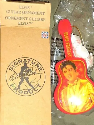 Vintage Original Avon ELVIS Guitar Ornament NIB Collectible Rare • $3.99