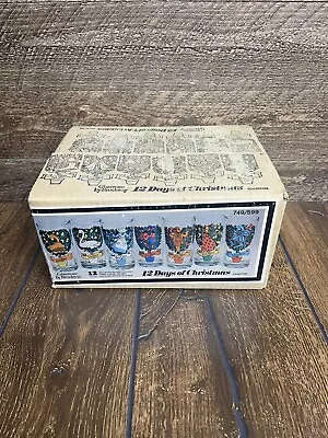 $53.10 • Buy VTG Complete Set 12 Days Of Christmas Glasses Tumblers By Brockway