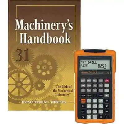 Machinery's Handbook Bundle 31st Edition By Oberg Et Al With CalcPro 2 • $179.96