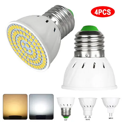 4PCS LED Spot Light Bulb 7W MR16 GU10 E27 2835 SMD Lamp 110V Warm/Clear White • $10.99