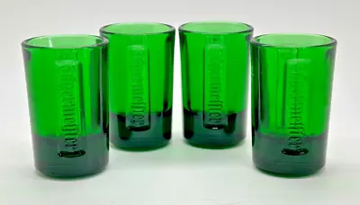 Set Of Four Jagermeister Green 2.5 Cl Shot Glasses - Pub Bar Home Spirit Party 4 • $25.15