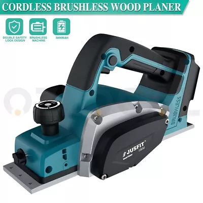 Brushless Electric Wood Planer Handheld Woodworking Tool For Makita 18V Battery • $70.99