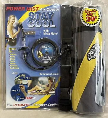Misty Mate Power Mist Air Cooler - New/Sealed - Grey 2005 • $29.99