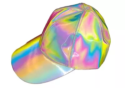 Back To The Future 2 Marty McFly Cap Hat Iridescent Rainbow Cosplay Costume • $22