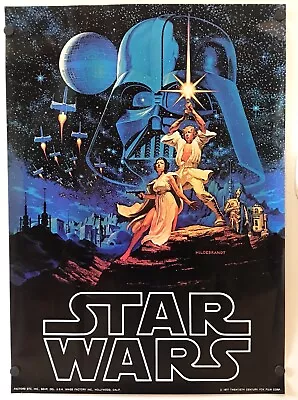 Star Wars  A NEW HOPE  Original 1977 RARE Movie Poster 20 X 28 Hildebrandt Art • $111.11