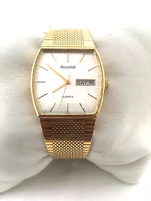 £45 • Buy Accurist Mens Vintage Day & Date  Bracelet  Watch 34800 & Box