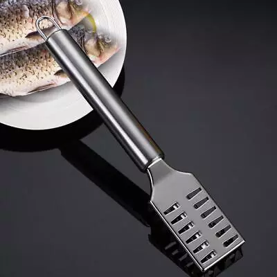 Fish Scale Remover Kitchen Tool Steel Scalier Descaler Scraper Peeler O1H8 • £3.82