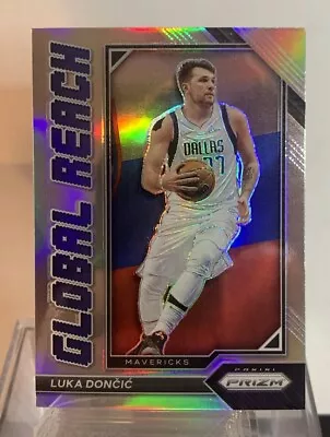 2022-23 Panini Prizm Silver Global Reach Luka Doncic Dallas Mavericks #10 • $0.99