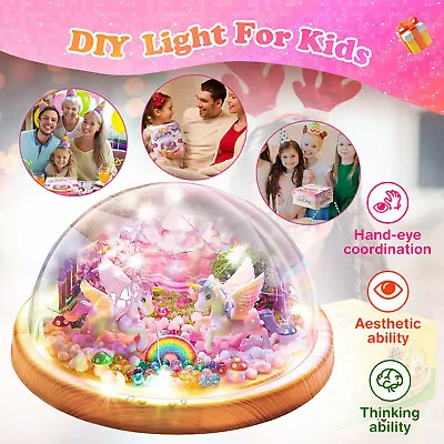 Unicorn Crafts Set Lighting Unicorn Gifts Kids Girls Toys Kit For 5-12 Year Old • £12.90