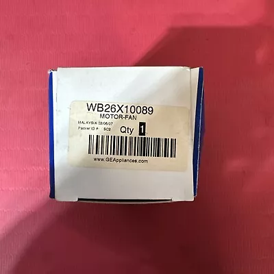 GE Microwave Fan Motor (WB26X10089) • $65