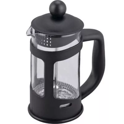 Zodiac Black 8 Cup Cafetiere Coffee Plunger Coffee Maker French Press Glass • £11.49