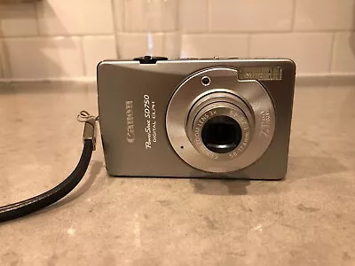 Canon PowerShot Digital ELPH SD750 / Digital IXUS 75 7.1MP Digital Camera -... • $93