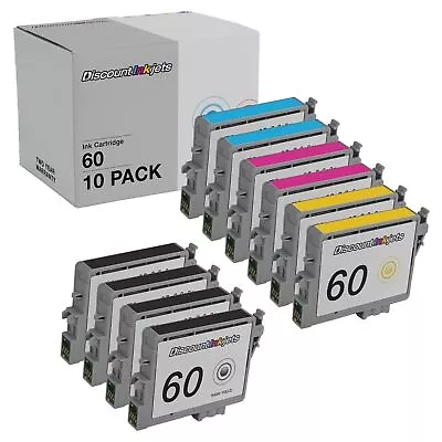 10p Ink Cartridge Set For Epson Stylus C88 CX3810 T0601 • $24.99