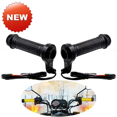 Motorcycle 7/8  22mm Electric Hand Heated Molded Grips 12V Warmers Hot Handlebar • $23.99