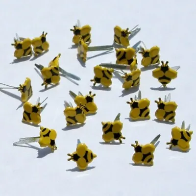 Mini Bee Brads *  Eyelet Outlet  8 Pcs    New Just In Stock • $2.25