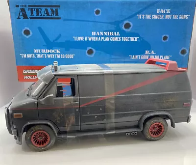 Greenlight 1/18 Scale 1983 GMC VANDURA The A-Team THE WEATHERED VERSION Rare  • $149