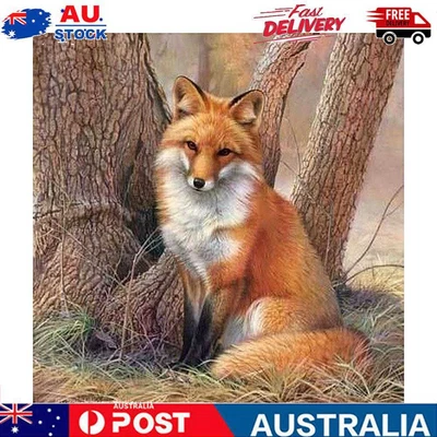 $11.20 • Buy 5D DIY Full Drill Diamond Painting Fox Cross Stitch Embroidery Mosaic Kit