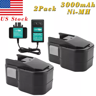 3000mAh 14.4V Battery/Charger For AEG MILWAUKEE 48-11-1000 48-11-1014 0511-21 • $73.95