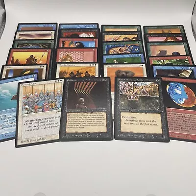 MTG Arabian Nights Lot Of 25 - Stone-Throwing Army Of All Oubliette + • $300