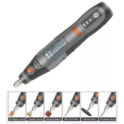 21000rpm USB Cordless Rotary Tool Mini Engraving Pen Electric Wireless Drill • $37.99