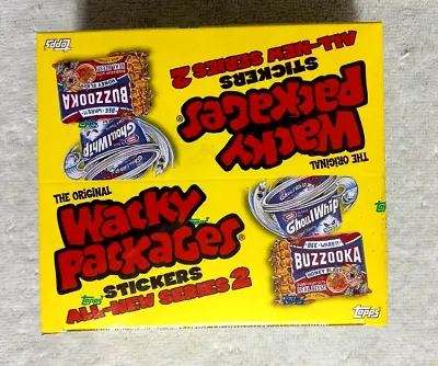 2005 Wacky Packages All-New Series 2 Factory Sealed Box 36 Packs Tattoos/Magnets • $49.99