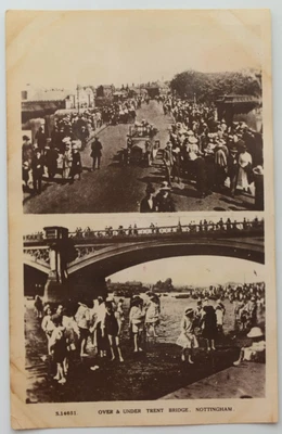 £7 • Buy Photo Photograph RP Postcard Nottingham Nottinghamshire River Trent Bridge