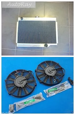 Aluminum Radiator For Holden EJ/EH 179 2.9L L6 MT Manual 62-65 +10 Inch Fans • $205