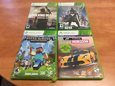 Lot Of 5 Xbox 360 Video Games Minecraft Destiny Forza Horizon Walking Dead • $14.99
