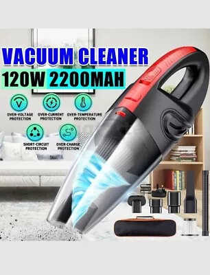 Vacuum Cordless Handheld Vacuum Cleaner Lithium Portable Car Office Home Hoover • £14.69