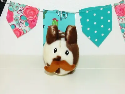 Kozik X Kidrobot Labbit Bunny Rabbit 7  Mustache Brown Stache Cow Print Plush • $16.99