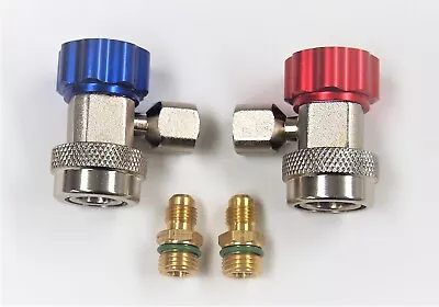 R134a Quick Coupler Adapter Adjustable High Low Side AC HVAC Conversion Kit US • $15.99