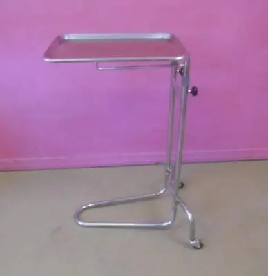 Mayo Stand Stainless Steel Surgical Adjustable Instrument 16 X13  Tray W/Wheels • $149