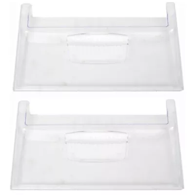 £45.99 • Buy INDESIT Genuine Fridge Freezer Drawer Cover Front Panel Replacment Part X 2